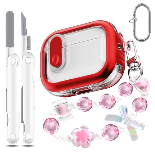 MHYALUDO AirPods ProP[X (2023/2022/2019A2/1)AAirpods Pro2(USB-C/LightningP[u)ΉA@\L[IuXbgAN[jOLbgtAbh