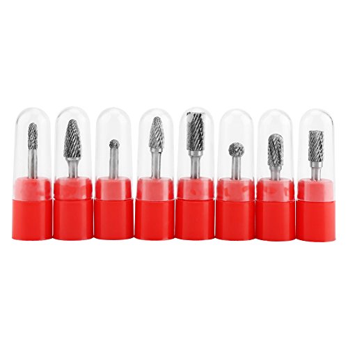 Set 8 piezas fresas rotativas de carburo flexman