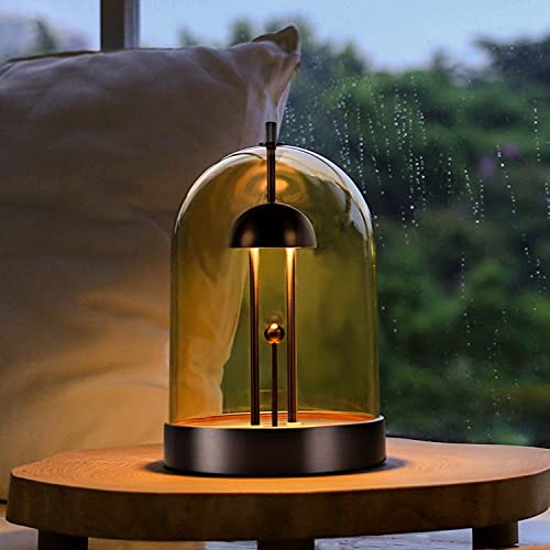 Tubicen Led Cordless Table Lamp, 4000Mah Usb Rechargeable Battery Lamp, 4-Level Touch Dimmable Led Table Night Light, Diy Removable Shade, Cordless Portable Bedroom Nightstand Lamp, Black Bronze #TOP20