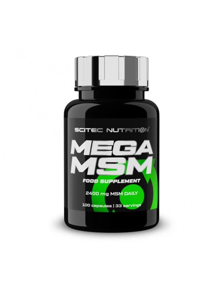 Scitec Nutrition | Mega Msm (100 Caps) | MSM | Source de sulfure organique