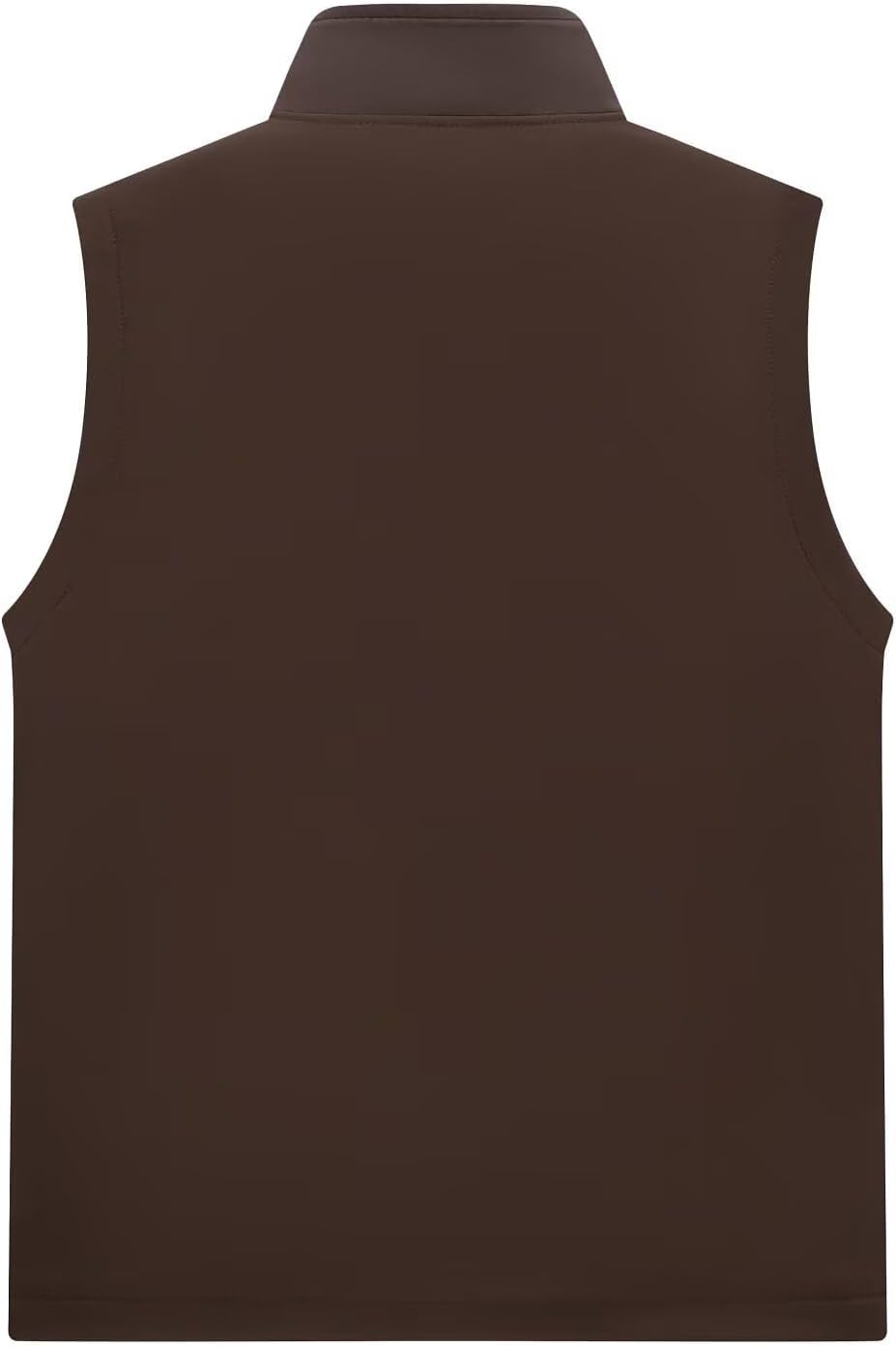 Men's Lightweight Vest Softshell Outerwear Windproof Sleeveless Jacket for Golf Running Hiking