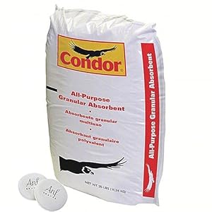 Anf Brands (25 Lb - Condor Granular Clay Floor Absorbent Bag Sponge 9 41dfsge9 zl. sl500 . ss300