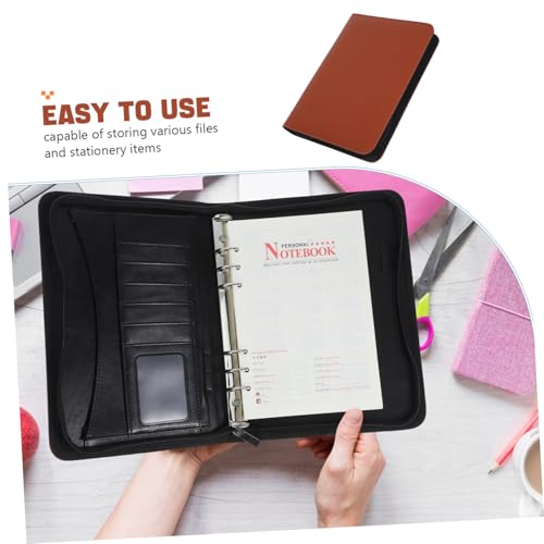 Portfolio zipper PU pour documents pour ne plus perdre vos notes - 3