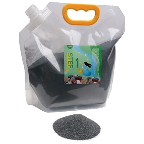5 lbs Rock Tumbler Grit Step 1 Tumbler Media Grit,Rock Polishing Grit Media, Works with Any Rock Tumbler, Rock Polisher, Stone Polisher,COARSE 60/90 Silicon Carbide Grit, Step 1 for Tumbling Stones Cover