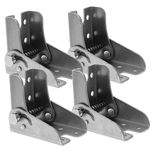 WHAMVOX Self-Locking Door Hinge Table Hinge Spring for Furniture High Strength Iron Easy to Install