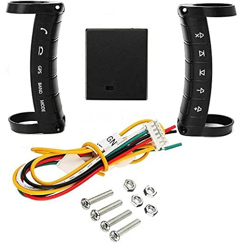 Polarlander Universal Remote Control Car Steering Wheel Button Remote Control Car Navigation DVD / 2 Din Android/Window Bluetooth Wireless Cover