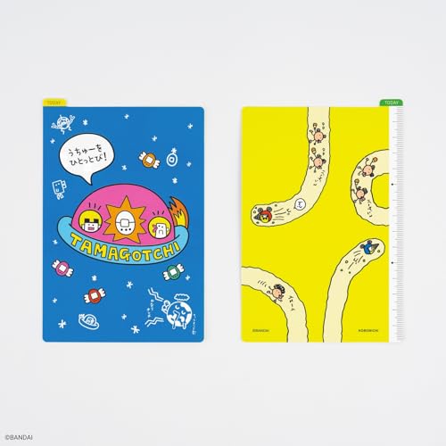 Hobonichi Techo Accessories – Tamagotchi: Hobonichi Pencil Board for A6 Size (Blast Off to Outer Space!)