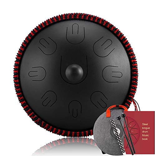Steel Tongue Drum Kit 9 Notas 14 Pulgadas Negro miniatura 1