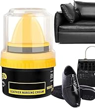 Leather Repair Cream Liquid Shoe Polish, Liquid Shoe Shine, Natural Cream Leather Shoe Polish, Protects Leather from Scuffs and Scratches, Shoe Care Shoe Cream with Sponge Applicator