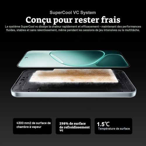 5G Smartphone Débloqué Batterie de 6500mAh Charge Flash Écran 657 120Hz Dimensity 6300 8+ - vue 6