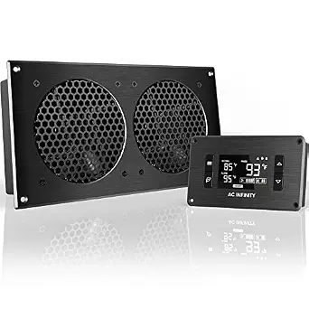 AC Infinity AIRPLATE T7 Quiet Cabinet Cooling Fan System 12"