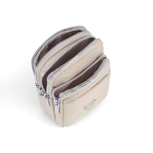 Image of J I Women's Small Cross-Body Phone Bag Stylish Mobile Cell Phone Holder Pocket Purse Wallet Sling Bag Mini Shoulder Bags