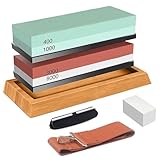 🎄 Non-slip and easy to use: our whetstone set comes with silicone mats that hold the wet stone securely in the non-slip bamboo base. The included puller gauge and angle aid help you keep the right angle stable,And the sharpening stone can be easily cleaned with water and maintained with the sharpening stone.