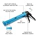 OX Pro 29 Ounce Heavy Duty Caulk Gun - 18:1 Thrust Ratio 360-Degree Rotating Barrel Caulking Gun - Steel and Aluminum Construction with Ergonomic Handle Caulking Tool OX-T046502