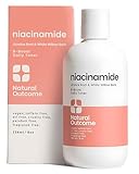 Natural Outcome Niacinamide Toner for Face | Radiance Boosting Toner - with Salicylic Acid & Aloe Vera | Advance Toning Solution Rejuvenates Skin & Minimizes Pore Appearance | Fragrance Free | 8 oz