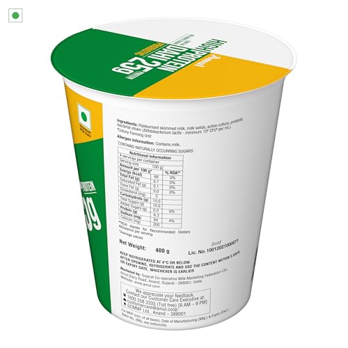 Image of Amul High Protein Dahi, 400 gm