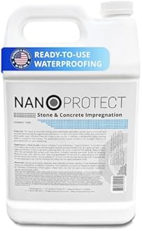 Concrete & Stone Sealer Indoor & Outdoor | Long-Term Protection Against Water, Stain & Dirt | for Driveway, Patio, Pavers and Any Absorbent Stone | 1 Gal