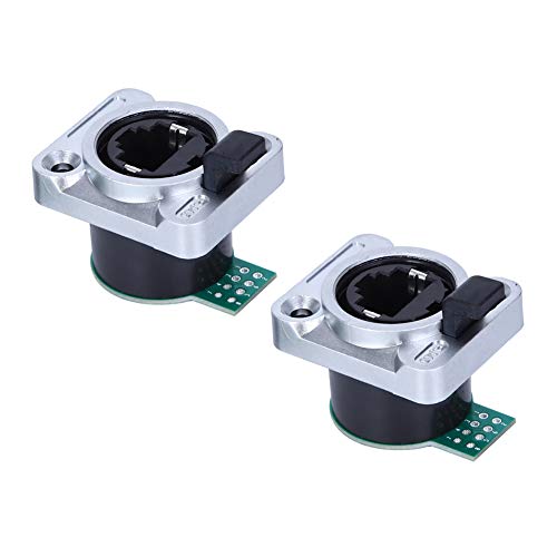 Panel aislante RJ45 duradero para aviación 8 núcleos miniatura 6