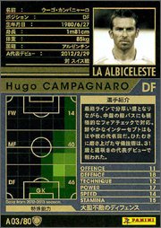 Amazon.co.jp: WCCF/12-13 2.0ver/A03/アルゼンチン代表/ウーゴ