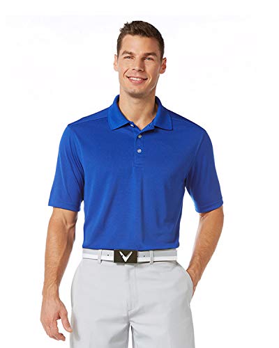 Polo Callaway Basics Birdseye bleu idéal pour vos parcours de golf et week-ends