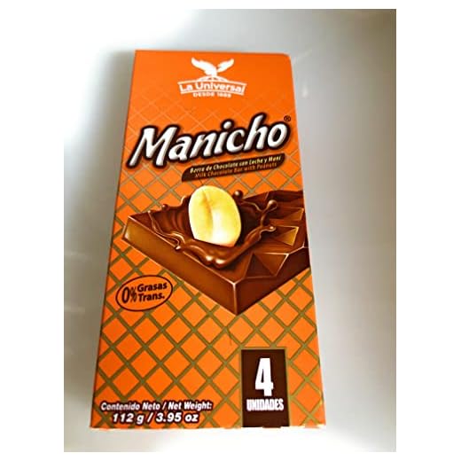 New Manicho 4 Pack Size Limited Edition Manicho Chocolate Ecuadorian Chocolate Con Sabor a Mani Nestle Chocolate