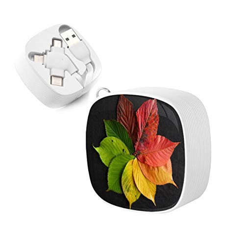 Portable Retractable USB Charging ccable, 4ft Multiple USB Cable Universal 3 in 1 Charging Cable Cord Adapter with Port connectors Type C Micro USB Compatible iPhone Cell Phones Tablets