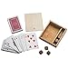 Produktbild Karten- und Würfelspiel aus Holz / Rommé, Bridge, Doppelkopf ...