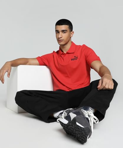 Image of Puma Men Cotton Solid Regular Fit T-Shirt