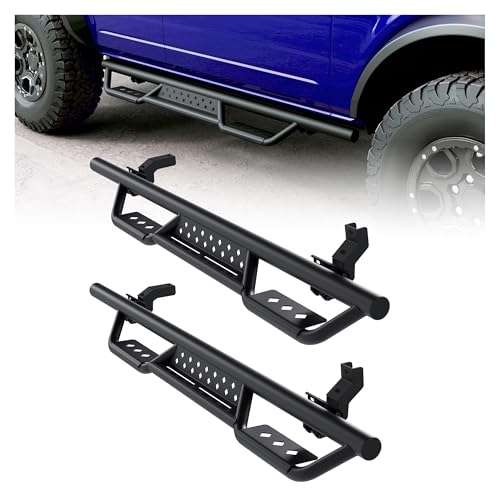 ECOTRIC Running Boards Side Step Compatible with 2021-2025 Ford Bronco