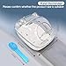 lazYYzal Hamster Bathtub,Hamster Bathroom,Small Animal Habitat Décor,Sand Bath Container Transparent Beds,Hamster Bed,Ice Bathtub,Sleep Pad Nest,Sand Bath Box for Cage Accessories（M）