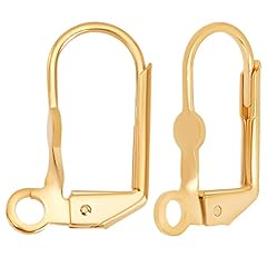 16.5x11mm Round Disc Earring Hooks