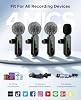 Bayanbulu 4 Packs Wireless Lavalier Microphone for iPhone/Android/Camera, Upgraded Mini Microphone with Noise Reduction, Mic for Video Recording, Podcasts, YouTube, TikTok, and Vlogging #3
