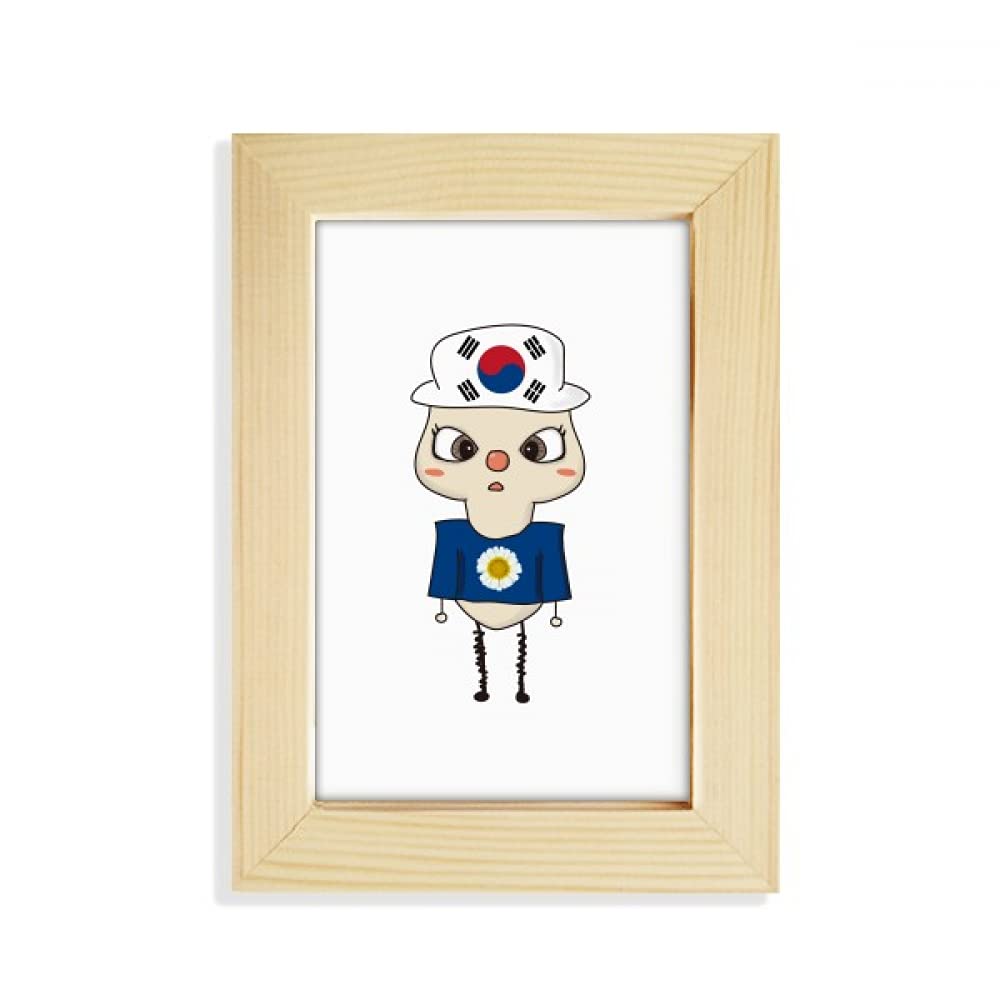 Cadre photo Séoul motif drapeau Asie idée cadeau idéal