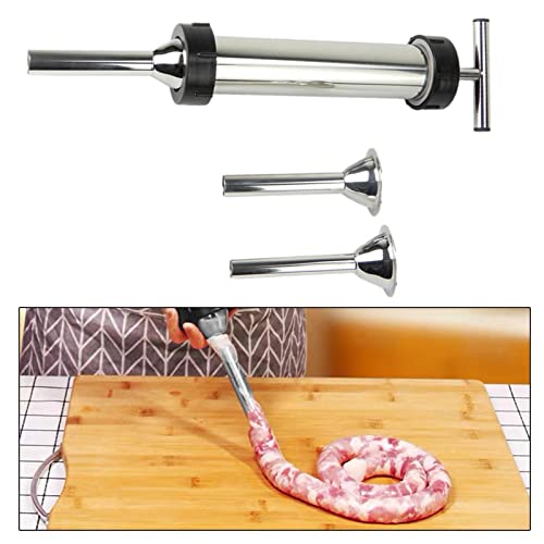 Yajuyi Máquina de linguiça manual com tubo de enchimento de salsicha quente