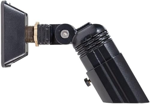 Miniatura 3 de VOLT Mini luz Lanai de latón de 12 V (negro) con bombilla LED MR11 blanca cálida de 4 W 2700 K y soporte para iluminación exterior de bajo voltaje