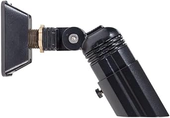 VOLT 12V Mini Brass Lanai Light (Black) with Mount