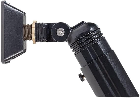 VOLT 12V Mini Brass Lanai Light (Black) with Mount
