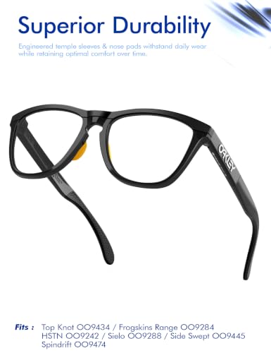 Image of SAUCER Replacement Nose Pieces Pads for Oakley Frogskins Range | HSTN OO9242 | Sielo OO9288 | Top Knot | Spindrift Sunglasses