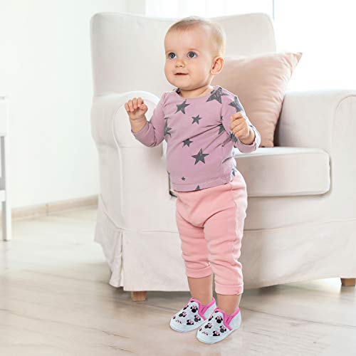 image for Disney Mickey Mouse Red and Black Infant Shoes (Pink Minnie, us_Footwe