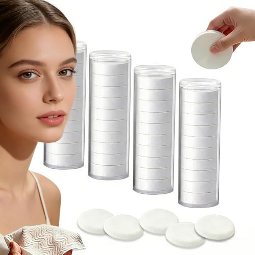 Disposable Face Towels 80PCS Spa Soft Compressed Towels for Warmer Portable Dry Wipes for Makeup Remover Hot Towel Refills for Smart Heater Warmer Use Facial Hot Towel for Homel Spa