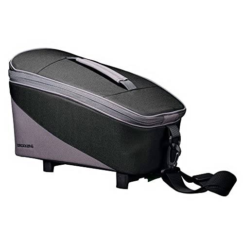 Racktime Unisex - Adult Talis Pannier Rack Bag, Black, 37 x 23 x 18 cm