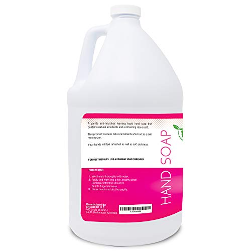 Greenfist Foaming Hand Soap Refills Jug Rose Scent Foam Refill Made In Usa, 128 Ounce (1 Gallon) #TOP5