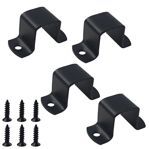 bociloy Square Tube Strap Clamp 4-Pack