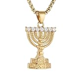 Menorah 7 Branch Necklace