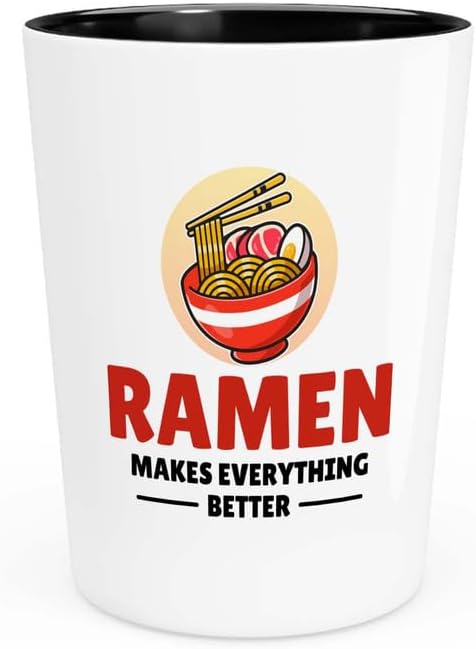 Ramen Lover Shot Glass 1.5oz - makes everything better - Food Lovers chicken pumpkin vegan pantry spicy noodles image 5