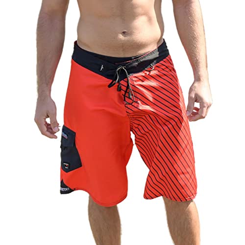 Jettribe Jet Ski Men's Board Shorts | Circuit Series | Cargo Pocket | No Liner | Quick Dry