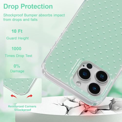 Coque iPhone 16 Pro silicone fin antichoc QLTYPRI vert menthe - 3
