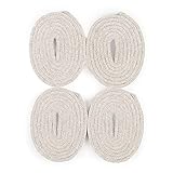 The Felt Store Filzgleiter selbstklebend 4 Rollen, 12mm breit, 5mm stark, je 1,5m lang, Möbelgleiter für schwere Möbel und Stühle, Schutz für Parkett oder Laminat - Made in Canada