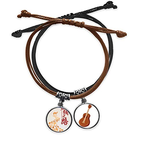 Pulsera de cuerda de la Ruta de la Seda ideal para viajes por el desierto y festivales de música