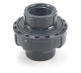 Nombre del producto: Unión ProYXA YXA-Models, 1pc PVC Tanto Lateral 1/2\"-4\" Rosca Hembra Unión Agua Conectores de Tubos PVC Tubo Adaptador Jardín de Plantas Área de riego (Color : 1pc, tamaño : 3inch x 3inch)